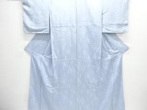 未使用品　樹木模様織り出し色無地着物